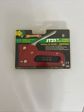 Arrow JT21M Red Staple Gun Tacker